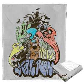 Warner Bros. Scooby-Doo Silk Touch Throw Blanket, 50" x 60", Scooby Graffiti