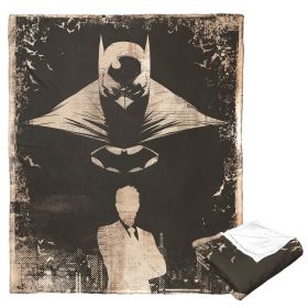 DC Comics Batman Silk Touch Throw Blanket, 50" x 60", Secret Identity