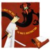 Cartoon Network's Samurai Jack Silk Touch Throw Blanket, 50" x 60", Jack versus Aku