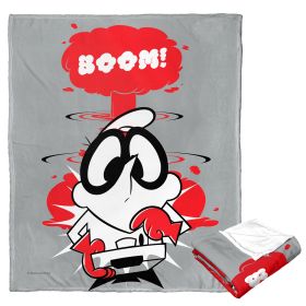 Cartoon Network's Dexter's Laboratory Silk Touch Throw Blanket, 50" x 60", Boom