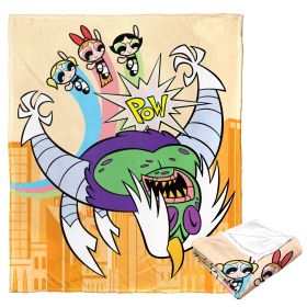 Cartoon Network's Powerpuff Girls Silk Touch Throw Blanket, 50" x 60", Saving the Day