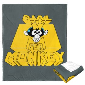 Cartoon Network's Dexter's Laboratory Silk Touch Throw Blanket, 50" x 60", Dial M for Monkey