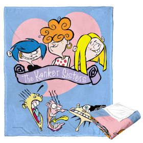 Cartoon Network's Ed Edd n Eddy Silk Touch Throw Blanket, 50" x 60", Uh Oh Kranker Sisters