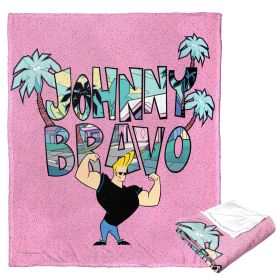 Cartoon Network's Johnny Bravo Silk Touch Throw Blanket, 50" x 60", Johnny's Life