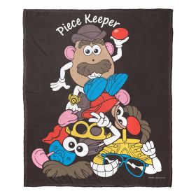 Hasbro Potato Head Silk Touch Throw Blanket, 50" x 60", Piece Keeper