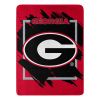 GEORGIA OFFICIAL NCAA "Dimensional" Micro Raschel Throw Blanket; 46" x 60"