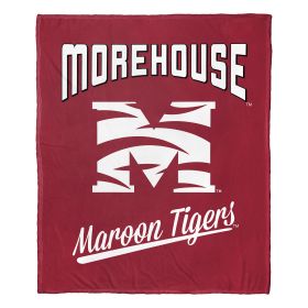 Morehouse OFFICIAL NCAA "Alumni" Silk Touch Throw Blanket; 50" x 60"