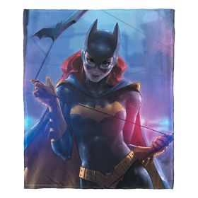 Batman; Batgirl Cover Aggretsuko Comics Silk Touch Throw Blanket; 50" x 60"