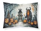 Krampus The Christmas Demon Spooky Halloween Standard Pillowcase Lightweight Super Soft Easy Care Decorative Artwork Pillowcase, Standard