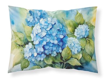 Hydrangeas in Watercolor Standard Pillowcase Lightweight Super Soft Easy Care Decorative Artwork Pillowcase, Standard