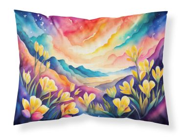 Freesia in Color Standard Pillowcase Lightweight Super Soft Easy Care Decorative Artwork Pillowcase, Standard