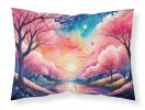 Cherry Blossom in Color Standard Pillowcase Lightweight Super Soft Easy Care Decorative Artwork Pillowcase, Standard