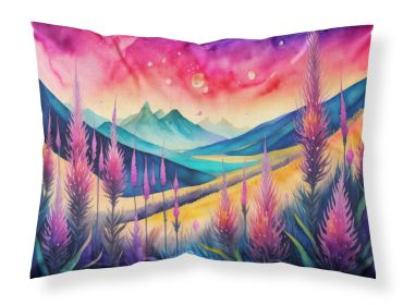 Liatris in Color Standard Pillowcase Lightweight Super Soft Easy Care Decorative Artwork Pillowcase, Standard