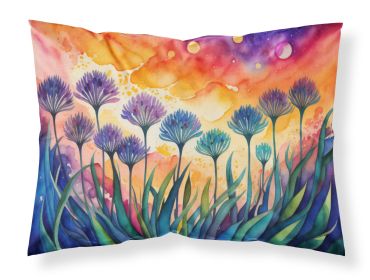 Agapanthus in Color Standard Pillowcase Lightweight Super Soft Easy Care Decorative Artwork Pillowcase, Standard