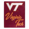 Virginia Tech OFFICIAL NCAA "Signature" Raschel Throw Blanket