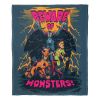 Warner Bros. Scooby-Doo Silk Touch Throw Blanket, 50" x 60", Beware of Monsters