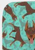 Red Doberman Pinscher Quilted Blanket 50x60 Artwork Pattern Quilted Throw Blanket for Bed, Couch, Sofa, Soft and Lightweight