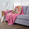 Elf Silk Touch Throw Blanket, 50" x 60", Four Food Groups Pink