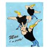 Cartoon Network's Johnny Bravo Silk Touch Throw Blanket, 50" x 60", Smooth Moves