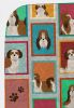 Lots of Shih Tzu Quilted Blanket 50x60 Artwork Pattern Quilted Throw Blanket for Bed, Couch, Sofa, Soft and Lightweight