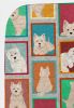 Lots of Westie Quilted Blanket 50x60 Artwork Pattern Quilted Throw Blanket for Bed, Couch, Sofa, Soft and Lightweight