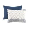 3 Piece Cotton Comforter Set with Chenille Tufting