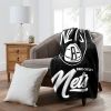 Nets OFFICIAL NBA "Signature" Raschel Throw Blanket; 50" x 60"