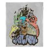 Warner Bros. Scooby-Doo Silk Touch Throw Blanket, 50" x 60", Scooby Graffiti