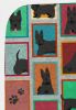 Lots of Scottish Terrier Quilted Blanket 50x60 Artwork Pattern Quilted Throw Blanket for Bed, Couch, Sofa, Soft and Lightweight