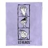 Cartoon Network's Ed Edd n Eddy Silk Touch Throw Blanket, 50" x 60", Ed Heads