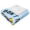 Cartoon Network's Johnny Bravo Silk Touch Throw Blanket, 50" x 60", Don't Touch the Hair