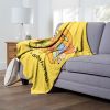 Adventure Time Silk Touch Throw Blanket, 50" x 60", Worlds Greatest Dad